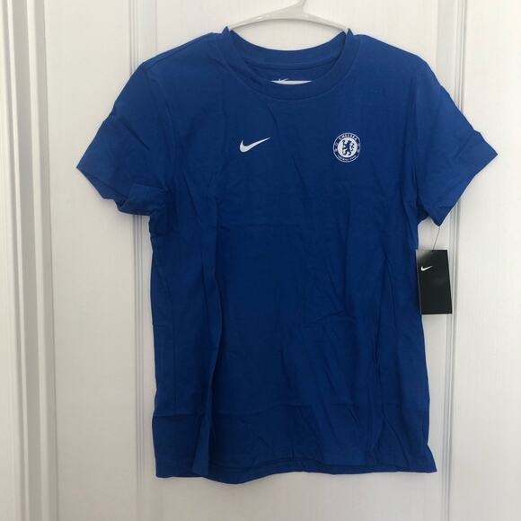 Nike Women's Christian Pulisic #22 Chelsea Soccer Jersey Tee‎ Shirt Sz WM Blue - Picture 4 of 10
